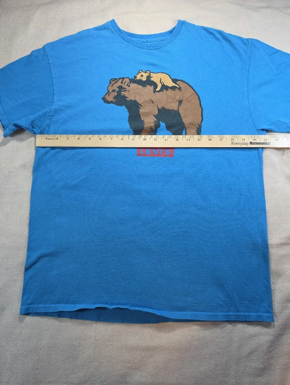 Levi's Blue Graphic Bear Tee
